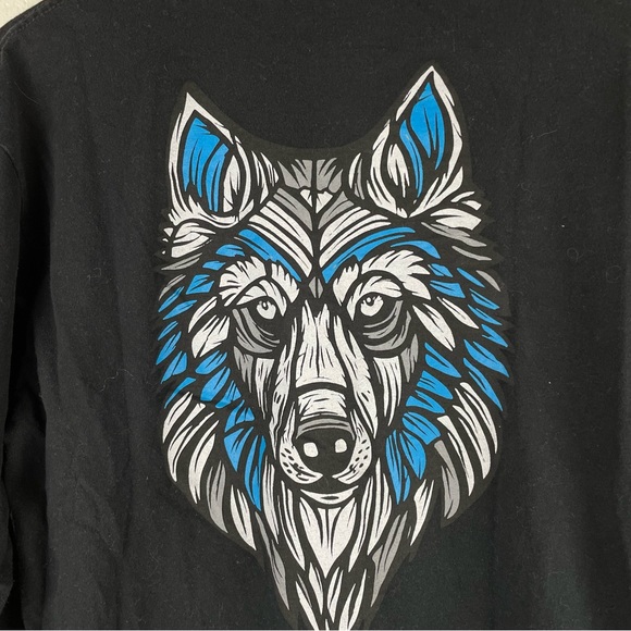 Vans x Schoph Off The Wall Wolf Longsleeve Shirt Medium - Picture 5 of 7